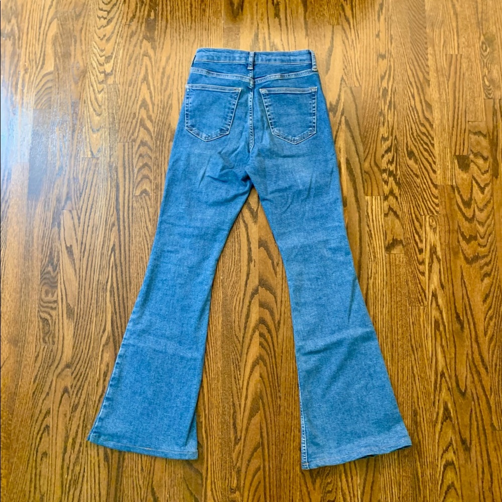 Blue Flare Jeans - Picture 3 of 4